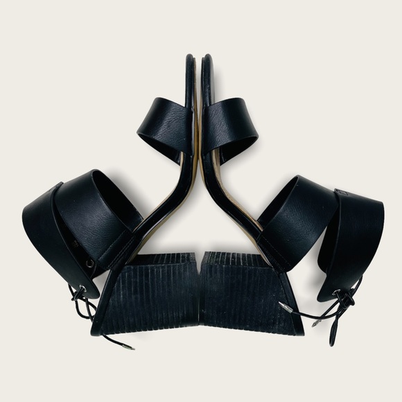 Sam Edelman Black Valerie Ankle Strap Heels Size 10 - Picture 5 of 10